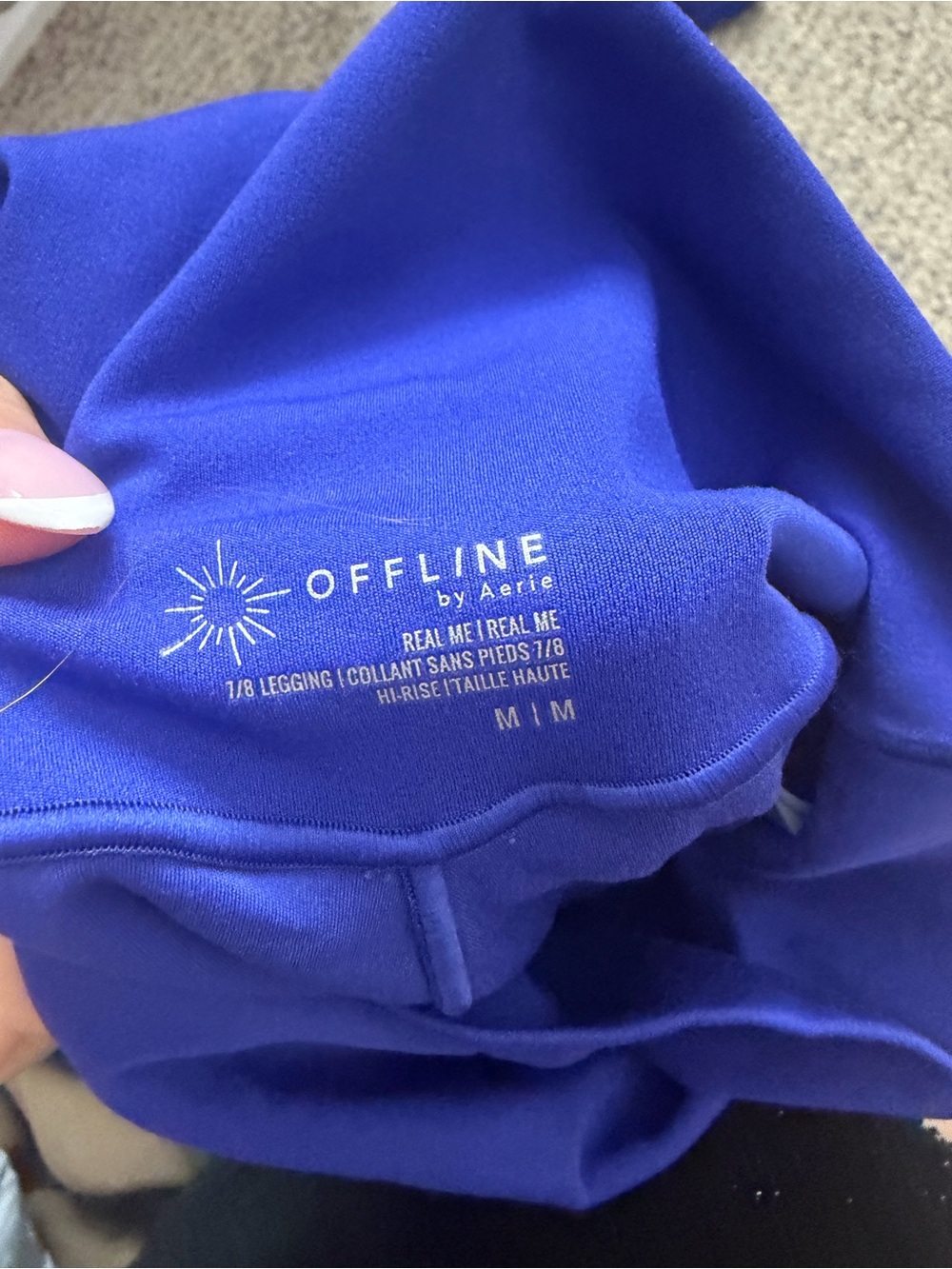 Not for sale OFFLINE by Aerie Real Me Blue Leggings & Sports Bra Set M not for - Picture 13 of 13